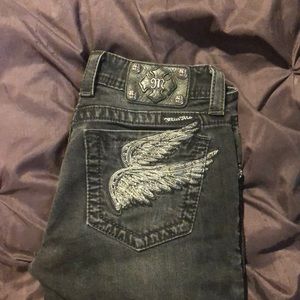 Miss me faded black boot cut jeans